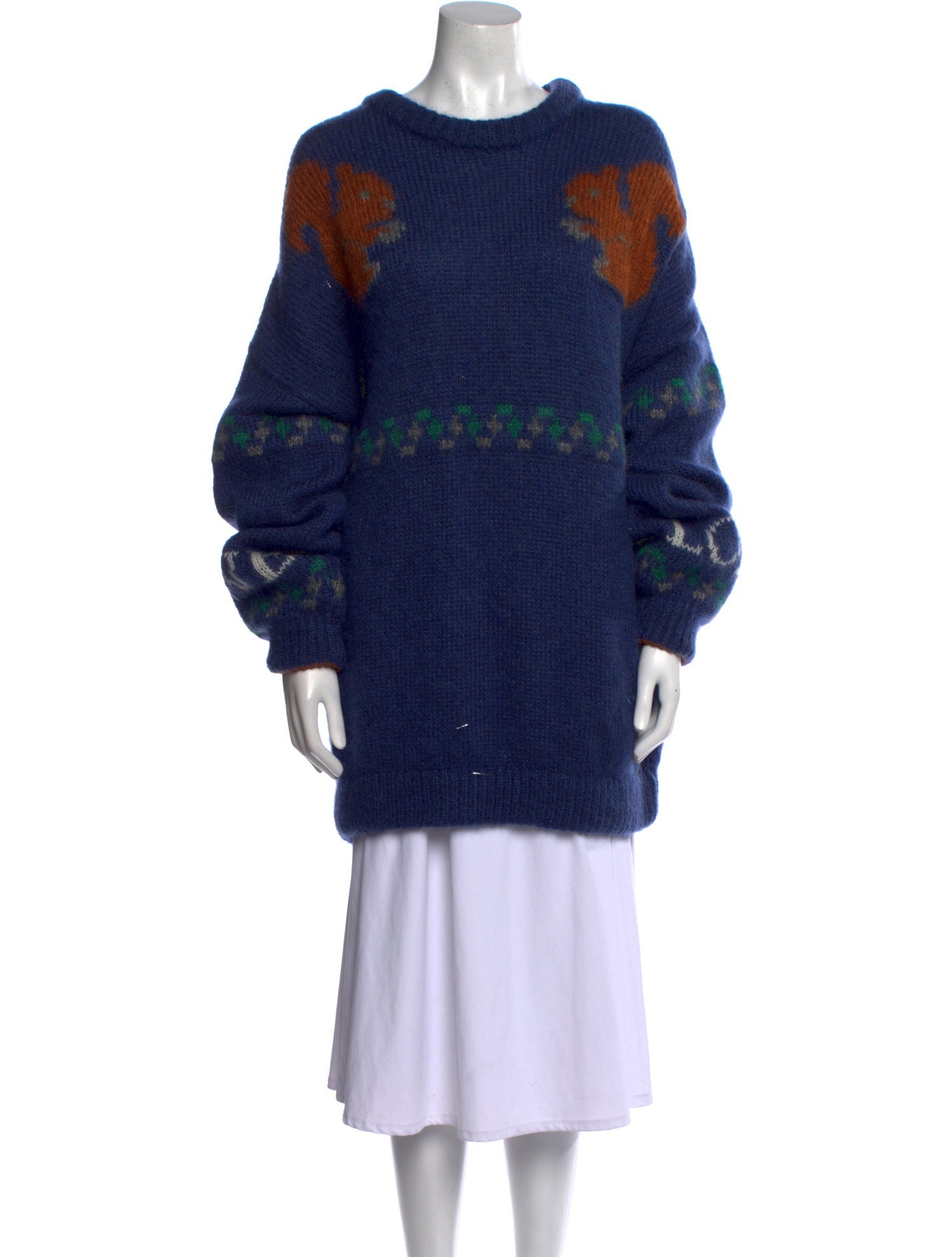 Loewe Mohair Graphic Print Pullover