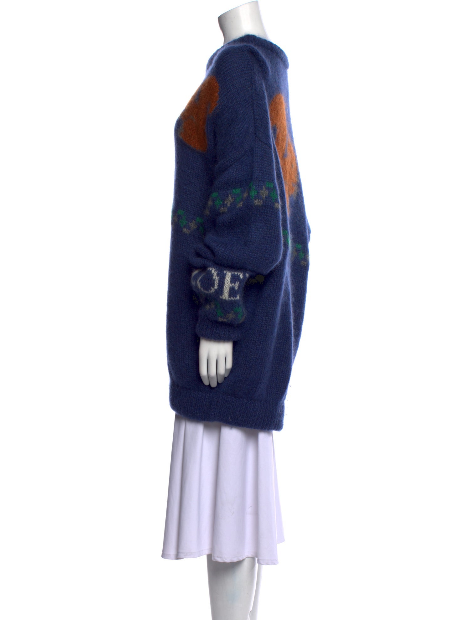 Loewe Mohair Graphic Print Pullover