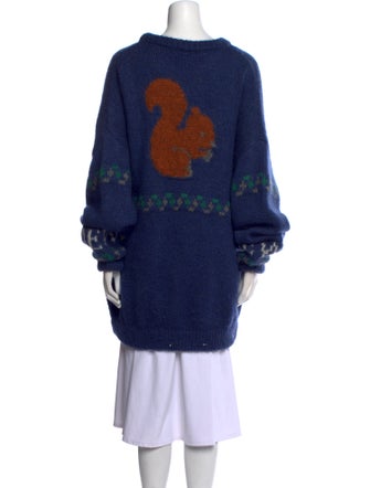 Loewe Mohair Graphic Print Pullover