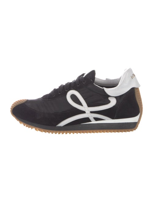 Loewe Suede Leather Trim Embellishment Athletic Sneakers