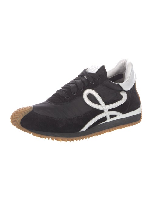 Loewe Suede Leather Trim Embellishment Athletic Sneakers