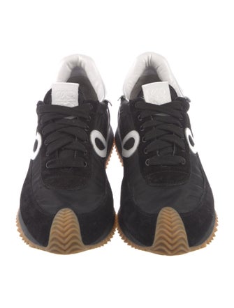 Loewe Suede Leather Trim Embellishment Athletic Sneakers