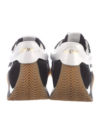 Loewe Suede Leather Trim Embellishment Athletic Sneakers