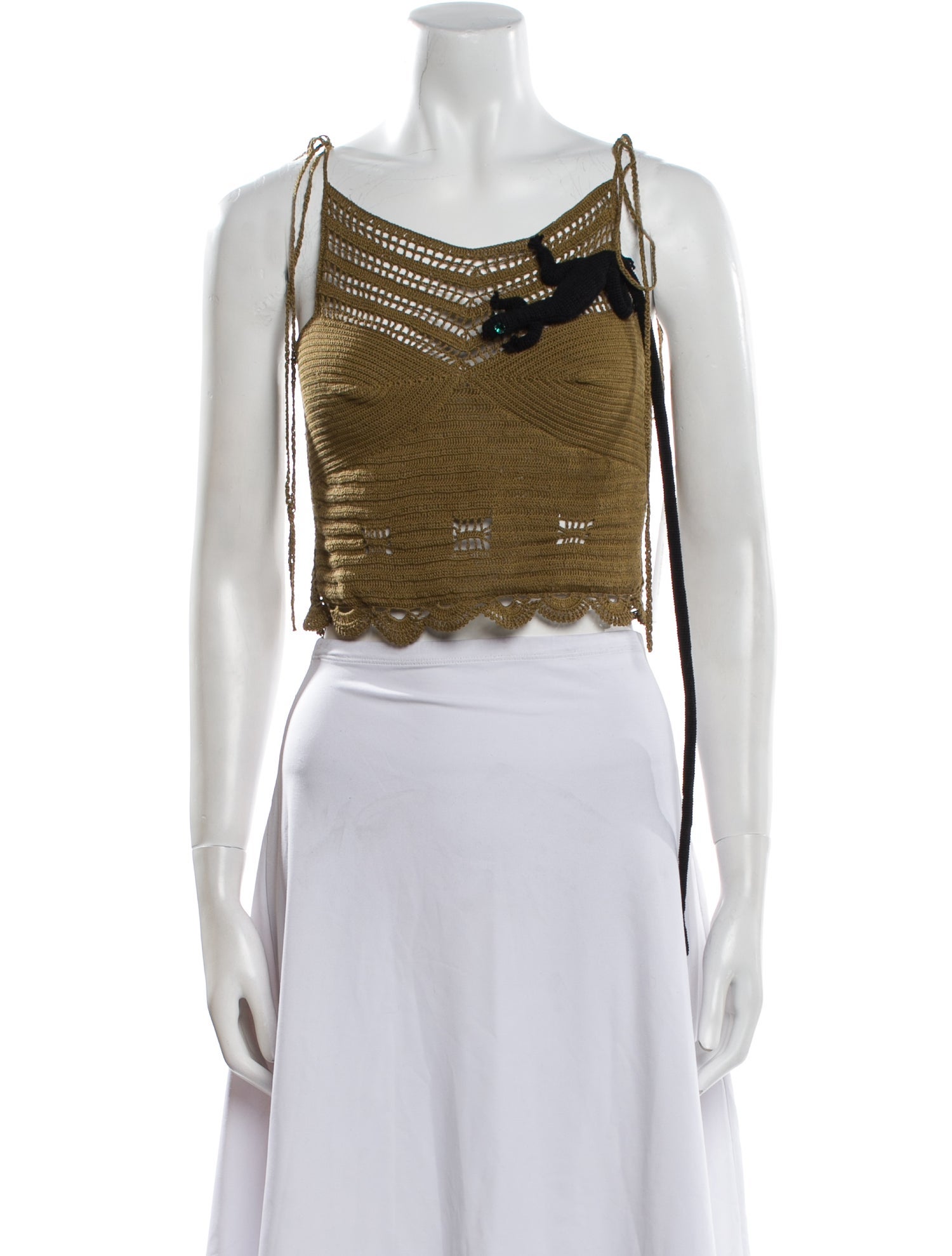 Loewe Paula's Ibiza 2021 Crochet Salamander Crop Top