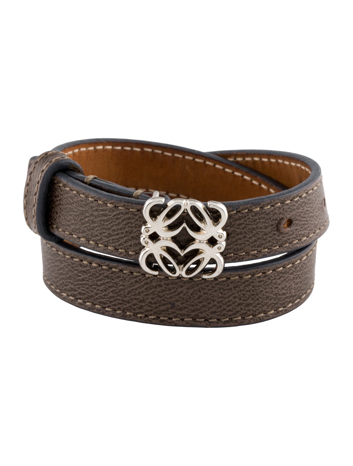 Loewe Leather Wrap Bracelet
