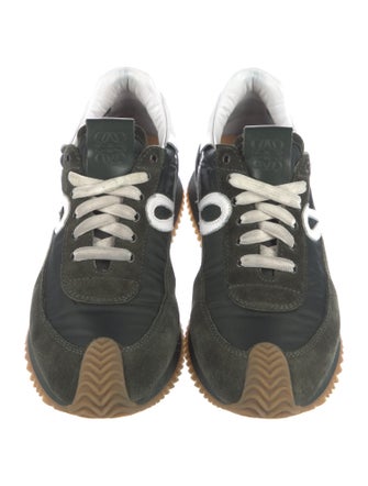 Loewe Suede Printed Sneakers