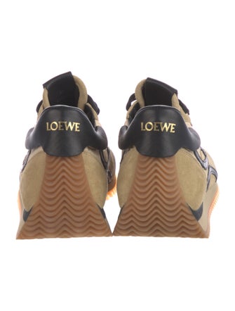 Loewe Suede Printed Sneakers