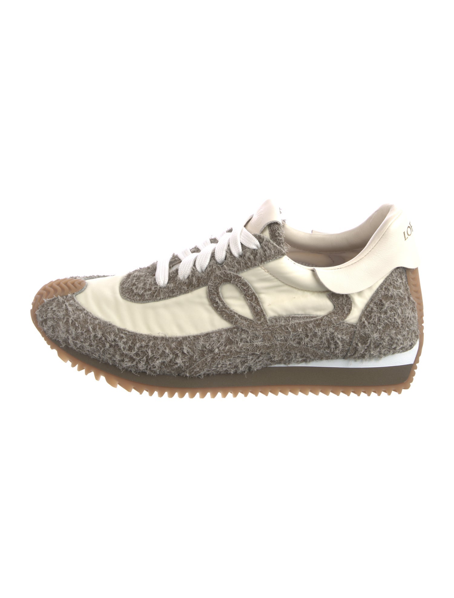 Loewe Nylon Colorblock Pattern Sneakers