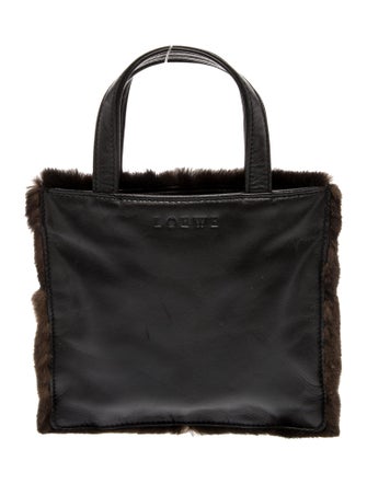 Loewe Leather Top Handle Bag