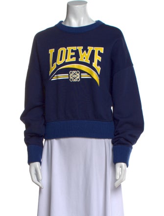 Loewe Graphic Print Crew Neck Sweatshirt