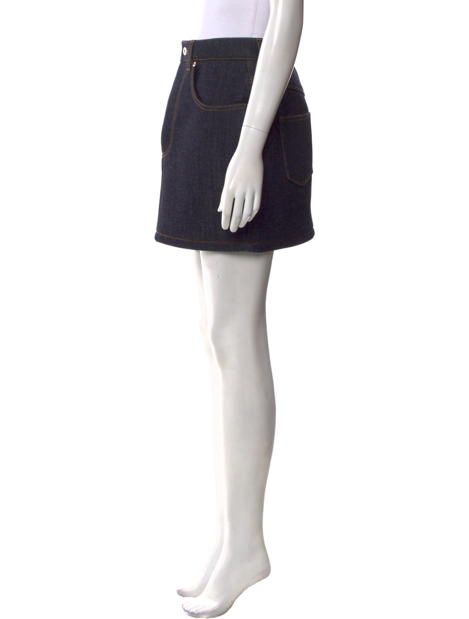 Loewe Denim Mini Skirt