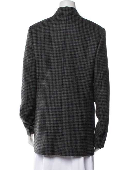 Loewe Wool Houndstooth Print Blazer