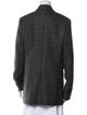 Loewe Wool Houndstooth Print Blazer
