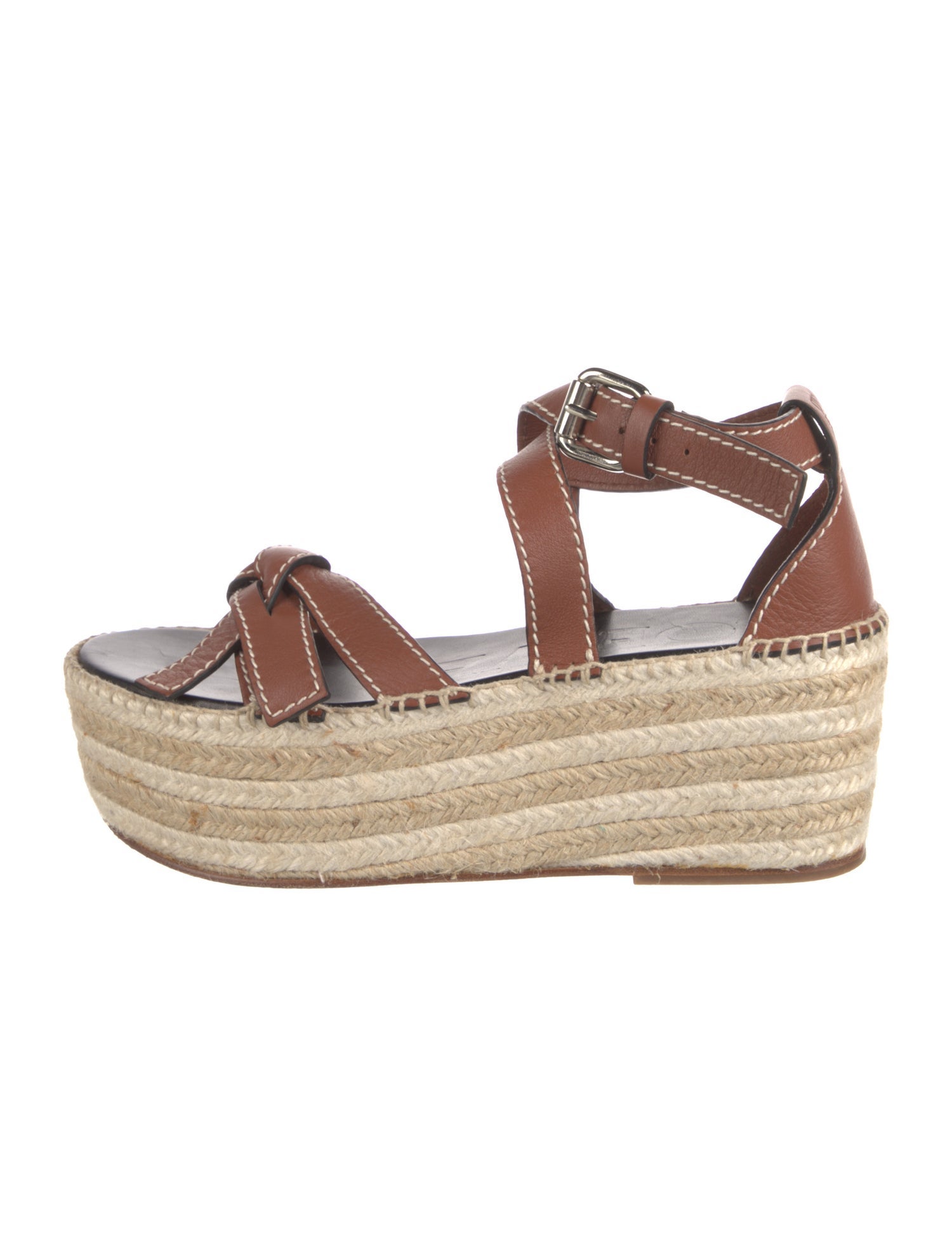 Loewe Leather Espadrilles