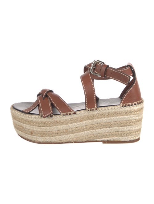 Loewe Leather Espadrilles