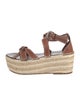 Loewe Leather Espadrilles
