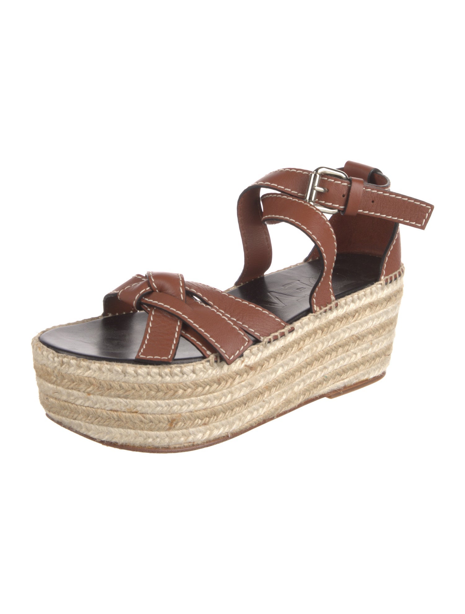 Loewe Leather Espadrilles