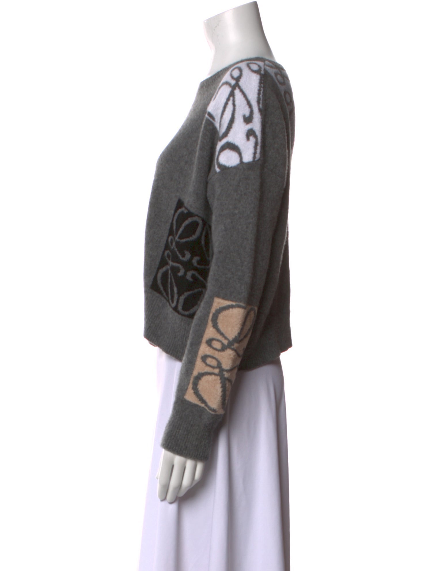 Loewe Wool Graphic Print Sweater