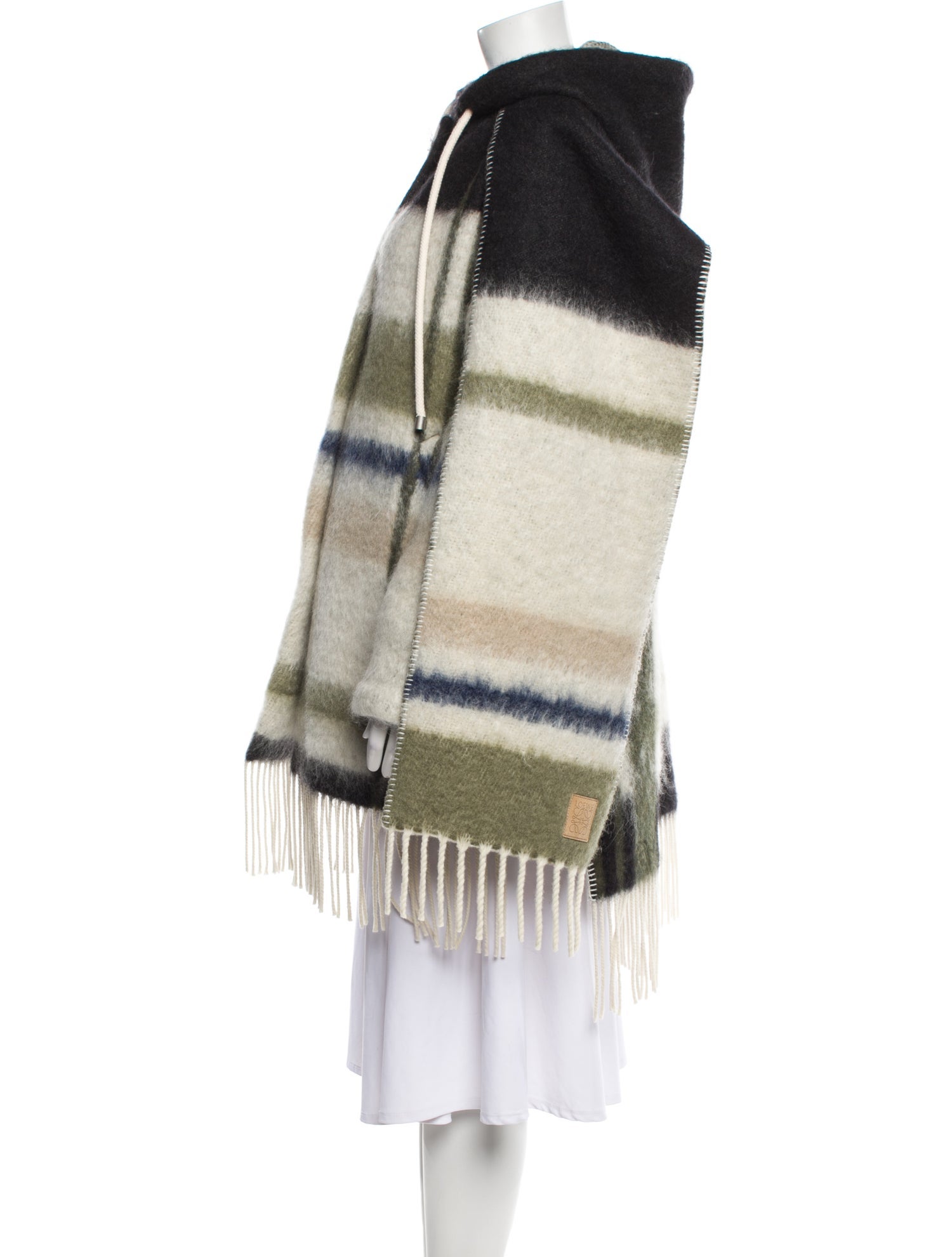 Loewe Wool Striped Coat