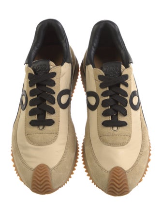 Loewe Suede Printed Sneakers