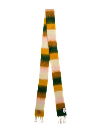 Loewe Mohair Striped Scarf