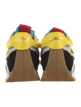 Loewe Suede Printed Athletic Sneakers