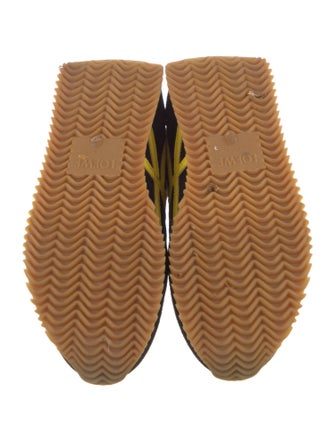 Loewe Suede Printed Athletic Sneakers