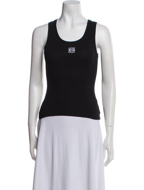 Loewe Anagram Scoop Neck Top