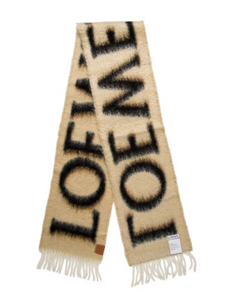 Loewe Wool Printed Scarf