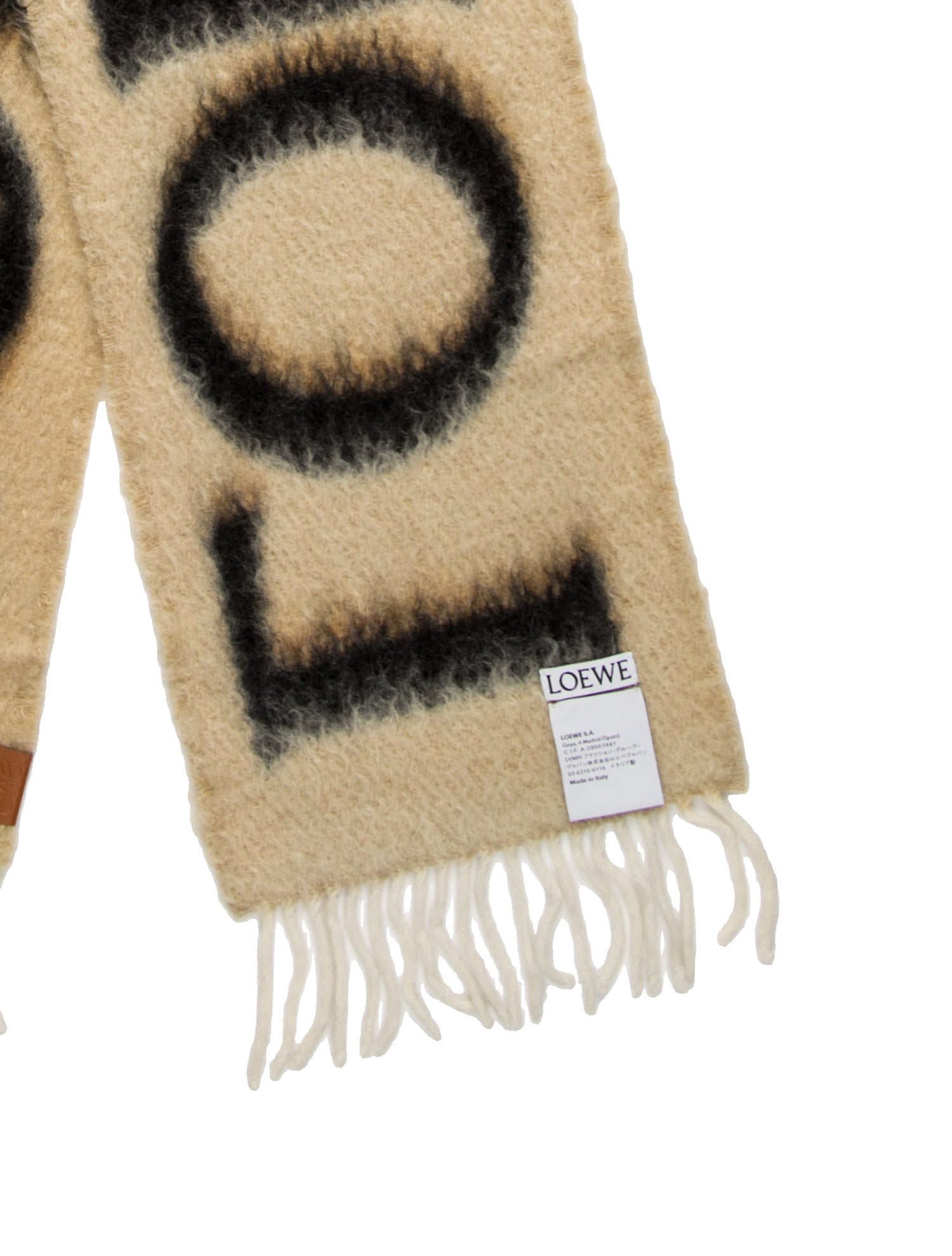 Loewe Wool Printed Scarf