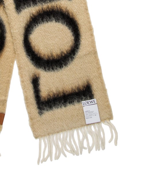 Loewe Wool Printed Scarf