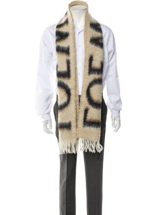 Loewe Wool Printed Scarf