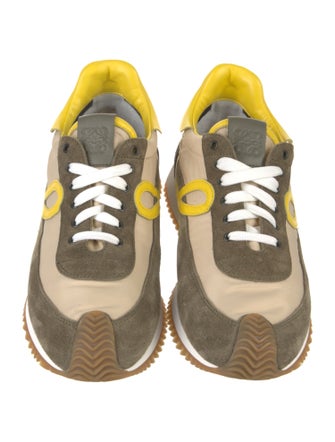 Loewe Suede Printed Sneakers