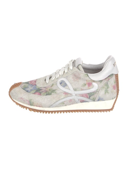 Loewe Suede Printed Athletic Sneakers