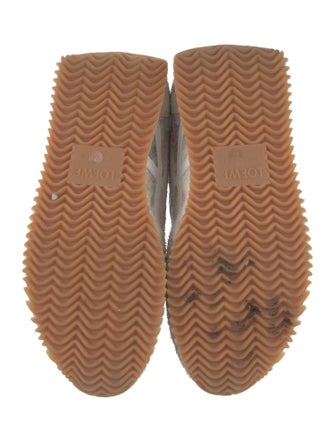 Loewe Suede Printed Athletic Sneakers