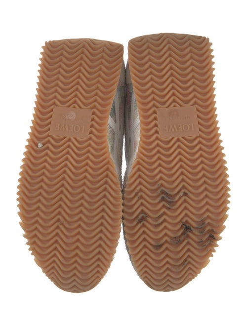 Loewe Suede Printed Athletic Sneakers