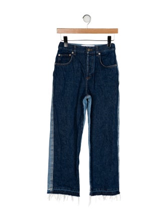 Loewe High-Rise Straight Leg Jeans