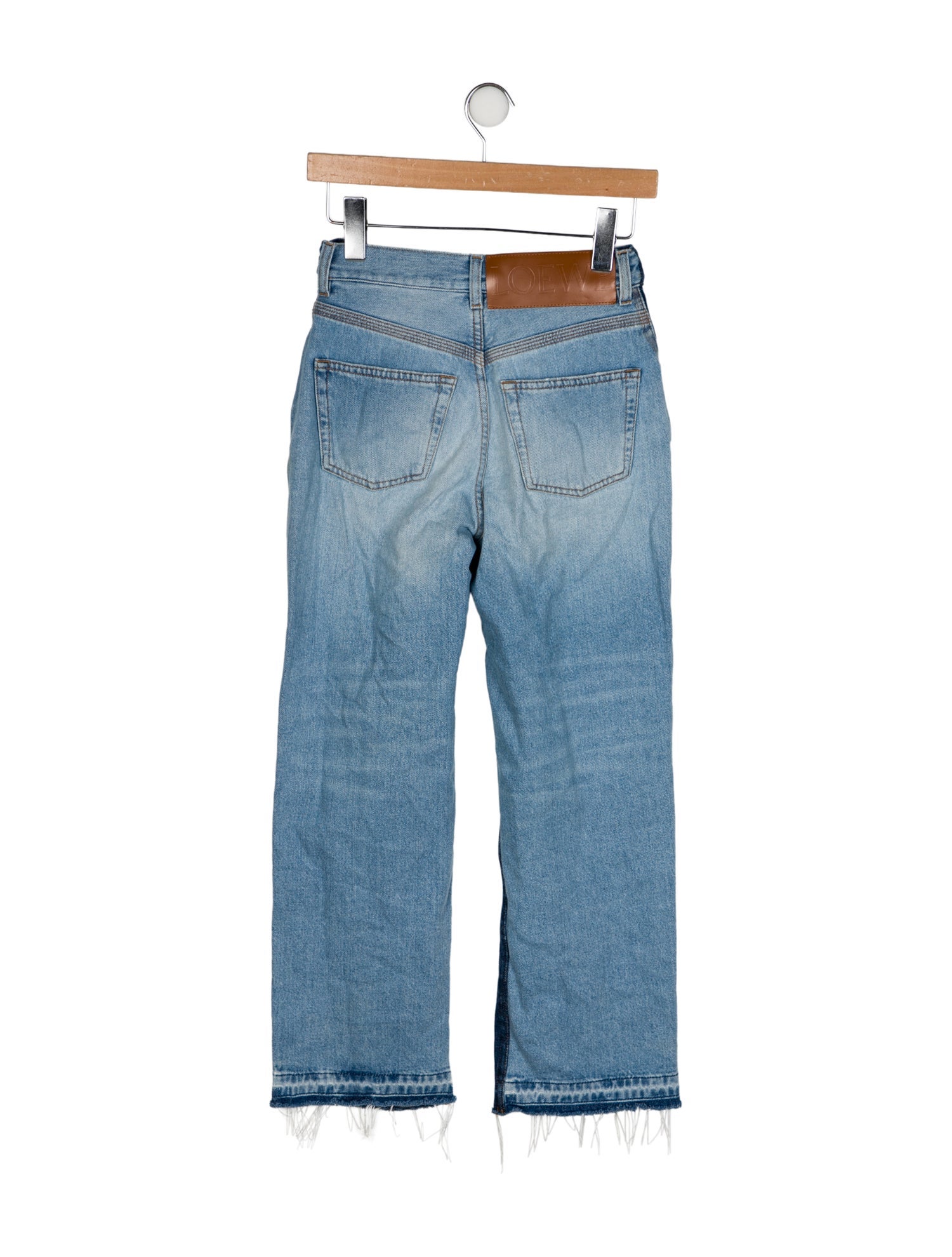 Loewe High-Rise Straight Leg Jeans