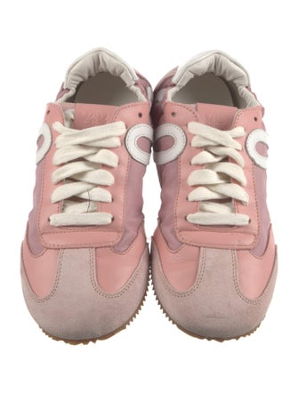 Loewe Suede Printed Sneakers