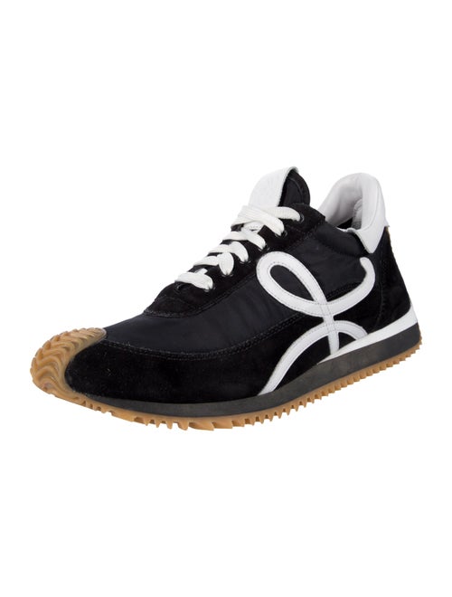 Loewe Suede Leather Trim Embellishment Athletic Sneakers
