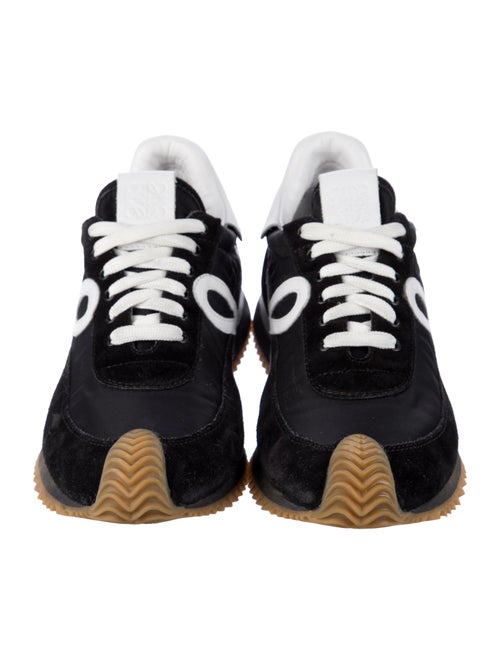 Loewe Suede Leather Trim Embellishment Athletic Sneakers