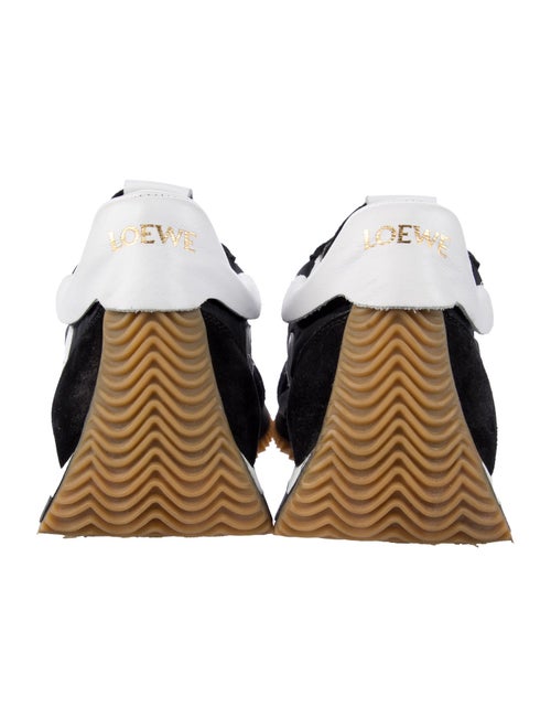 Loewe Suede Leather Trim Embellishment Athletic Sneakers