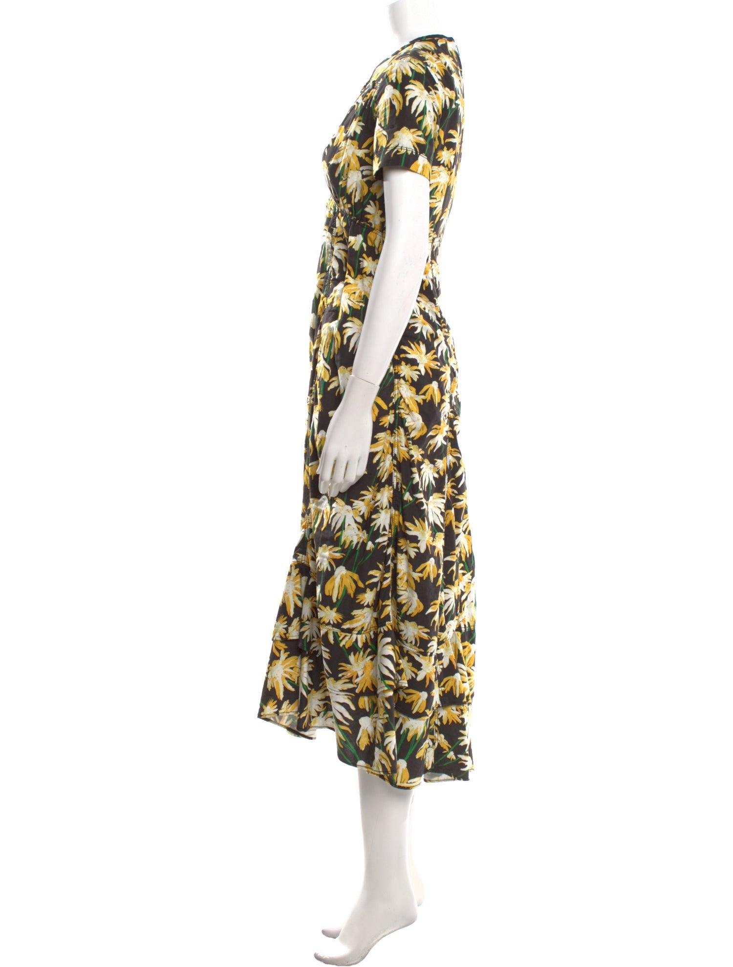 Loewe Floral Print Long Dress
