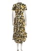 Loewe Floral Print Long Dress