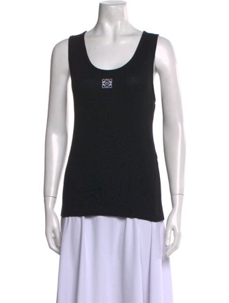 Loewe Scoop Neck Sleeveless Top
