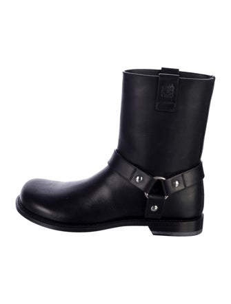 Loewe Leather Moto Boots