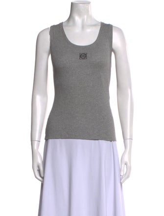 Loewe Scoop Neck Sleeveless Top