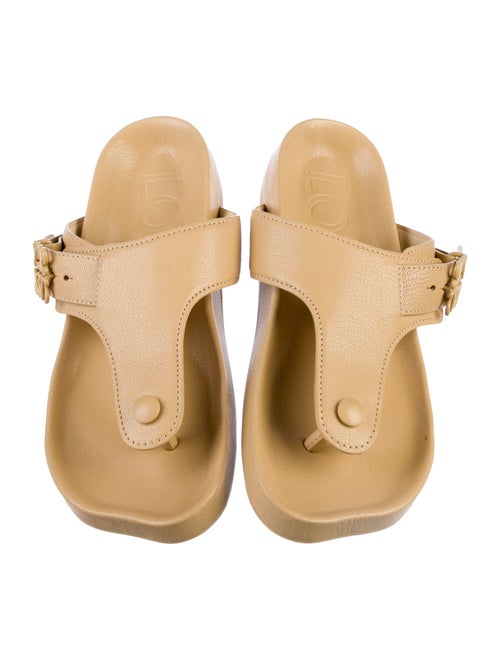 Loewe Leather Slides