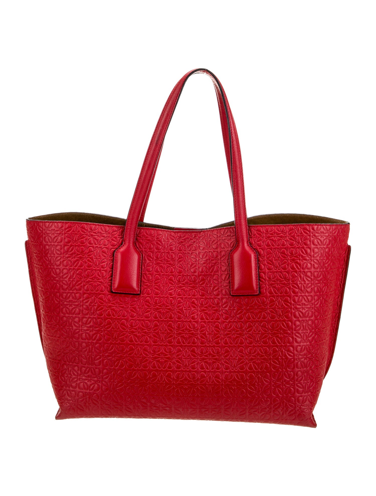 Loewe Embossed Leather Tote