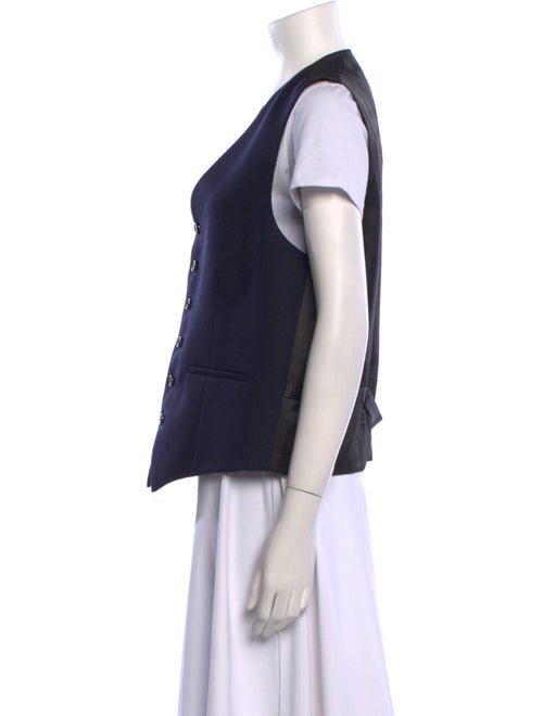 Loewe Wool V-Neck Button-Up Top